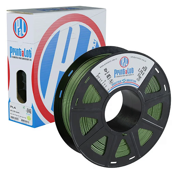 Filamento PLA 1Kg 1.75mm Verde Militar Printalot
