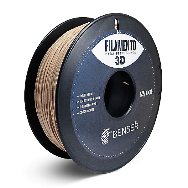 Filamento Petg 1.75mm 1Kg Madeira