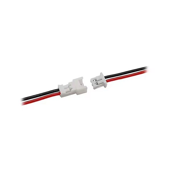 Cabo Fêmea JST PH1.25 + Conector Macho JST PH1.25 3 Vias Passo 1.25mm