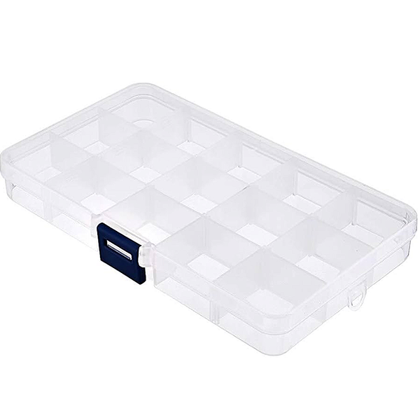 Caixa Organizadora com 15 Divisórias 17x10x2cm