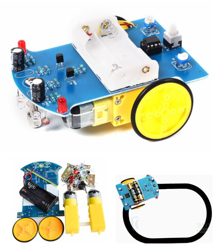 Kit Robô Seguidor de Linha D2-1 DIY
