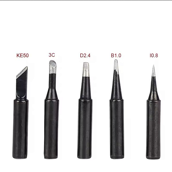 Kit 5 Pontas de Reposição para Ferro de Solda Modelo 900M