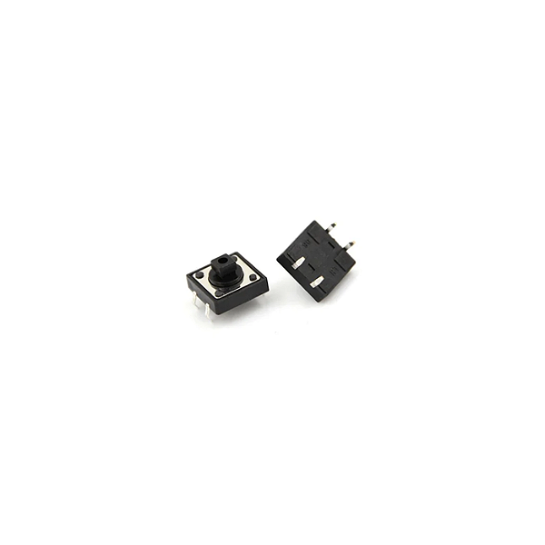 Chave Push Button 12x12x7.3mm com Furo