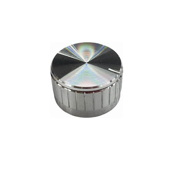 Knob Metálico 21x17mm 6mm Prata