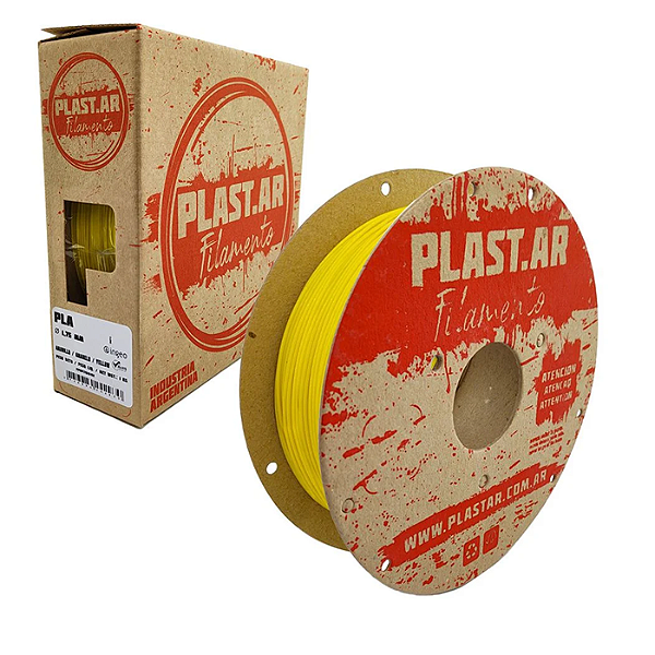 Filamento Plast.AR PLA 1Kg 1.75mm Amarelo Printalot