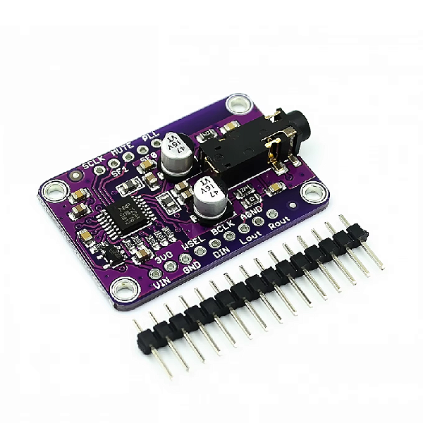Módulo Decodificador de Áudio I2S UDA1334A