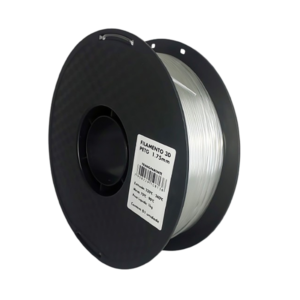 Filamento PETG Masterprint 1Kg 1.75mm Transparente