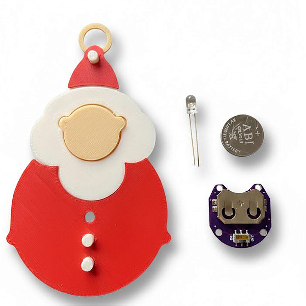 Kit Enfeite de Natal DIY - Papai Noel