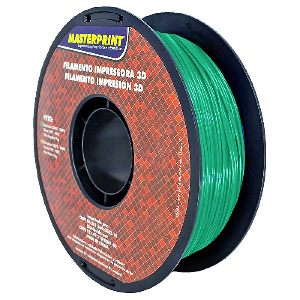 Filamento PETG Masterprint 1Kg 1.75mm Verde