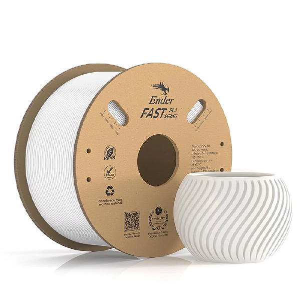 Filamento 1Kg 1.75mm Ender Fast PLA Branco Creality