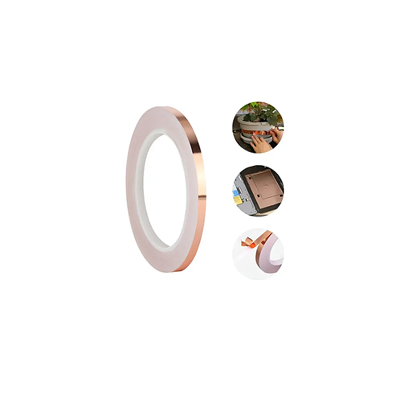 Fita de Cobre Condutiva 3mm 20m