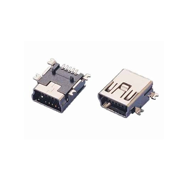 Conector Mini USB 5 Pinos para Placa de Circuito Impresso