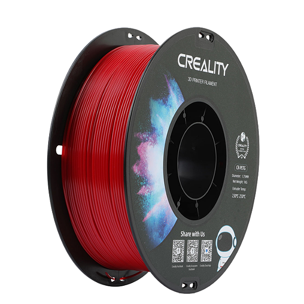 Filamento PETG Creality 1Kg Vermelho