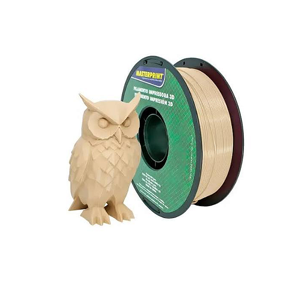 Filamento PLA Madeira 1Kg 1.75mm Masterprint