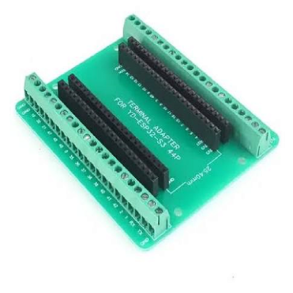 Placa de Expansão com Bornes para ESP32-S3 44 Pinos