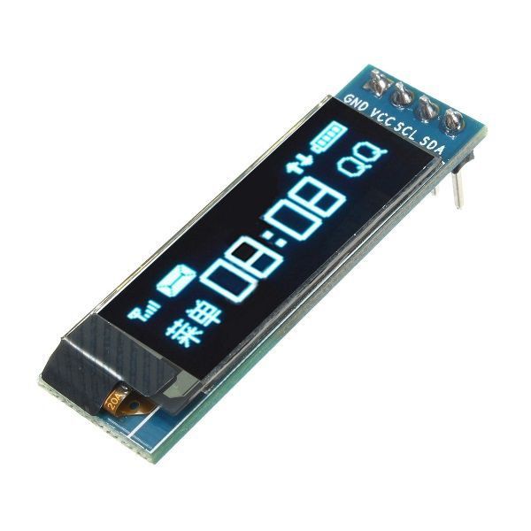 Display Oled 0.91" 128x32 I2C Azul