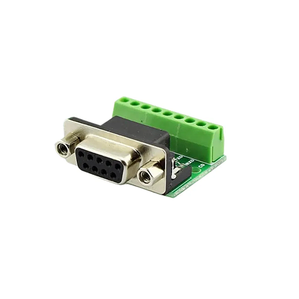 Módulo DB9 Fêmea para Borne RS232 Serial