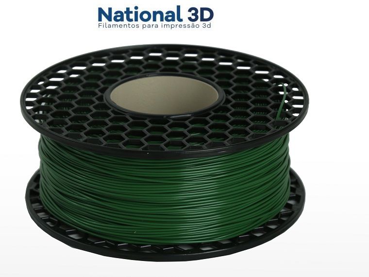 Filamento ABS para Impressora 3D 1.75mm 1Kg Verde Floresta