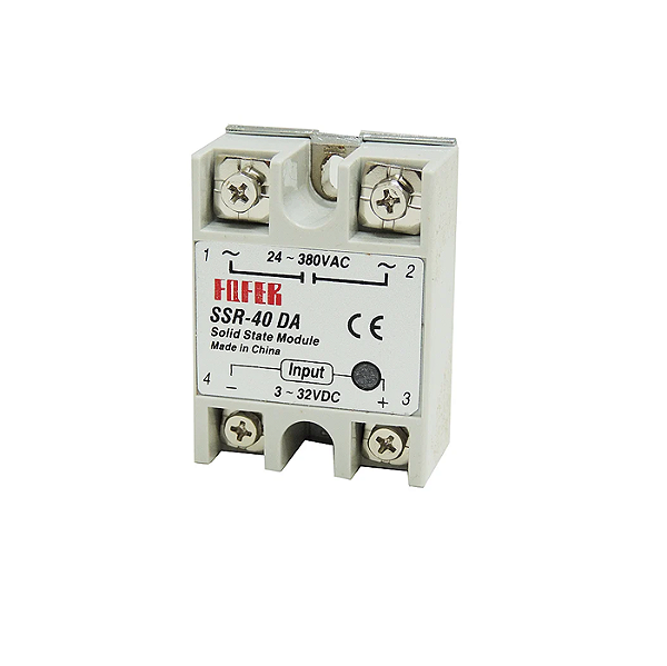 Relé de Estado Sólido Fotek SSR-40DA 3-32V DC
