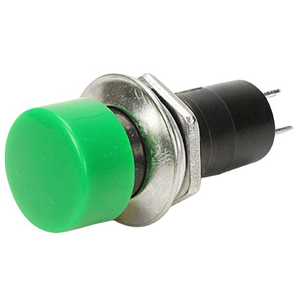 Chave Push Button com Trava PBS-16A Verde