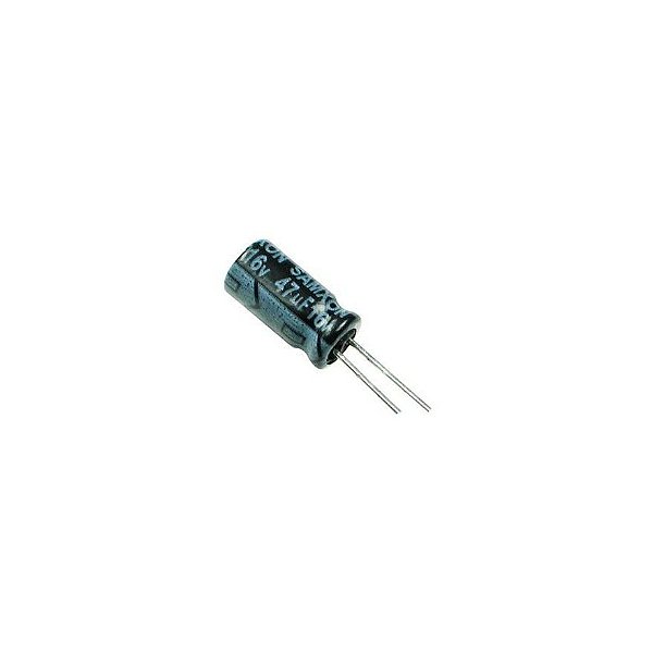 Capacitor Eletrolítico 47uF 16V