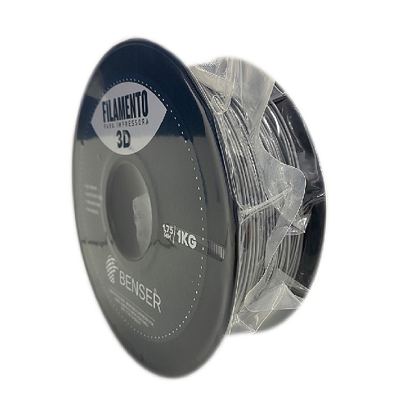Filamento Petg 1.75mm 1Kg Cinza