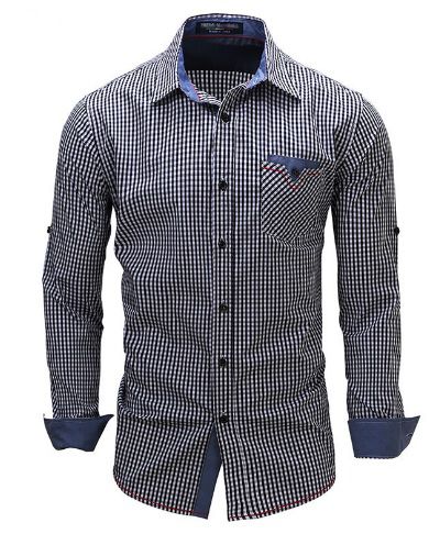 Camisa Social Slim Fit Xadrez Lançamento Noblemen's