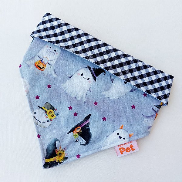 Bandana  Pet Fantasminhas do Halloween