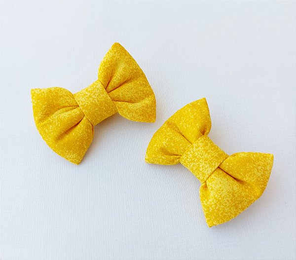 Laço pet Fofinho Amarelo