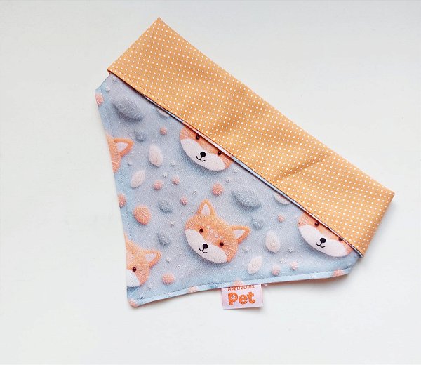 Bandana pet Raposas fofas