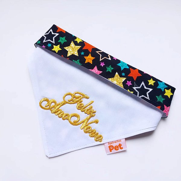Bandana pet Feliz Ano novo