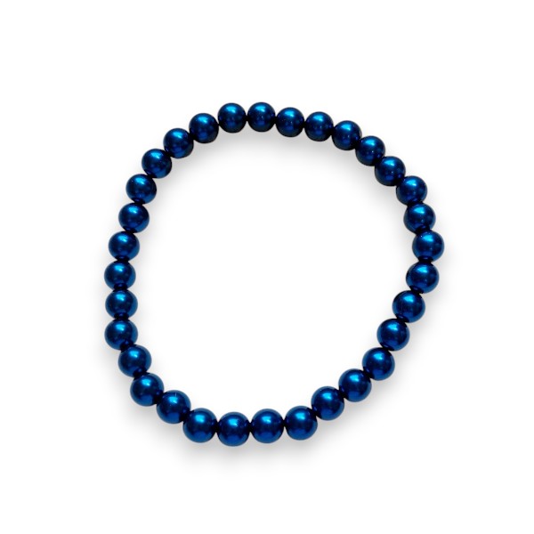 Colar pet de pérolas Azul marinho