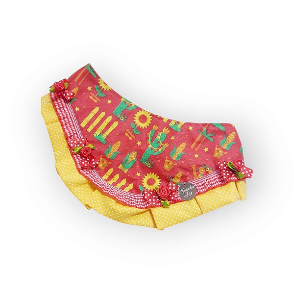 Bandana pet Festa junina -Colorida