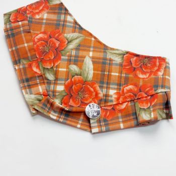 Bandana pet Xadrez com babadinho - Lançamento de Inverno !