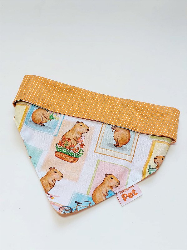 Bandana para cachorro Capivaras fofas - LANÇAMENTO !