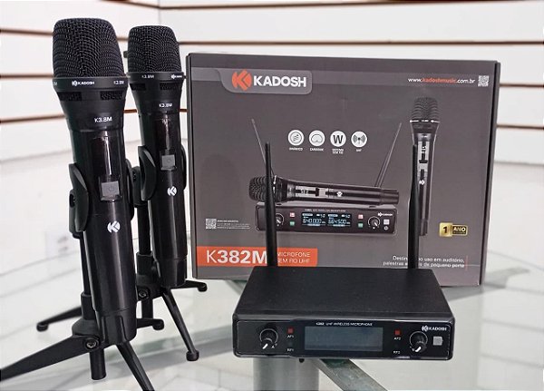MICROFONE KADOSH SEM FIO K382M
