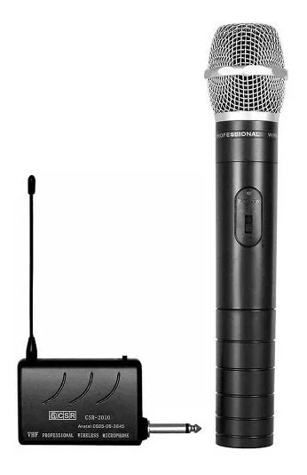 MICROFONE DE MÃO SEM FIO CSR 2010 VHF