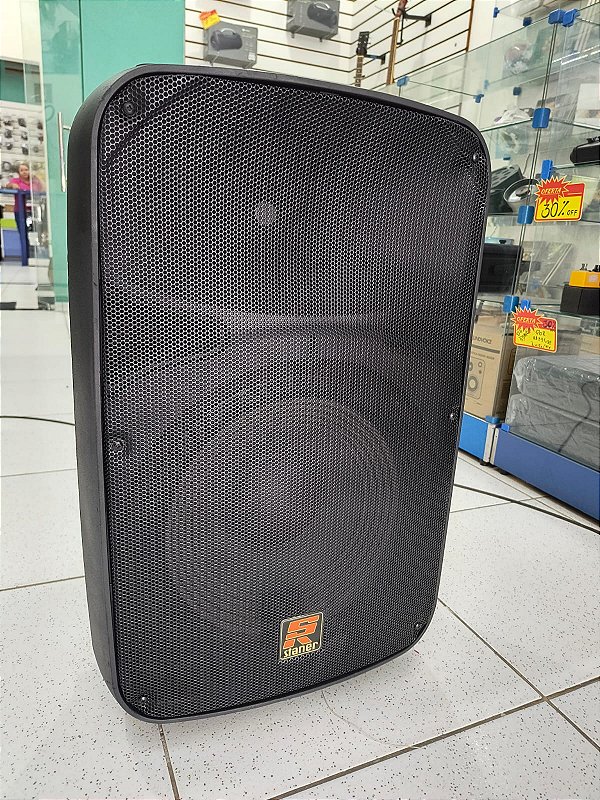 CAIXA DE SOM STANER SR 315A SEMI NOVA COM GARANTIA