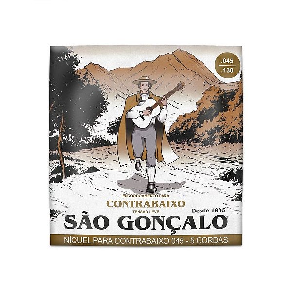 ENCORDOAMENTO P/ CONTRA BAIXO 5 CORDAS SAO GONÇALO 045