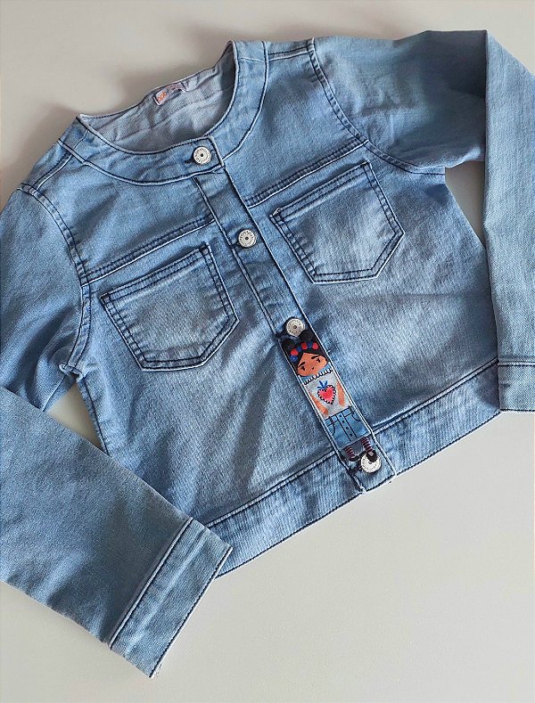 Jaqueta teen jeans - Petit Colorê - Loja infantil, bebê e teen. Encontre as  melhores marcas de moda festa, moda praia infantil, vestidos