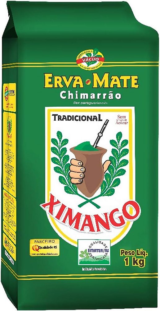 Erva Mate Vacuo Ximango Tradicional 1Kg