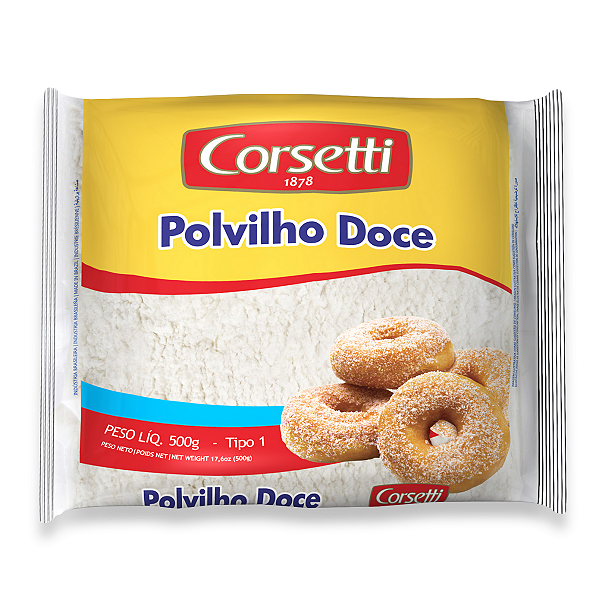 Corsetti Polvilho Doce Sem Glúten Sem Gordura Tipo 1 500G
