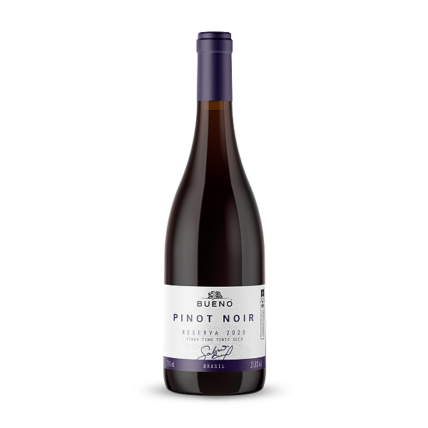 Vinho Bueno Pinot Noir Reserva 750Ml, Vinho Fino Tinto Seco, Vermelho, Elegância E Intensidade Incomparáveis, Perfeito T