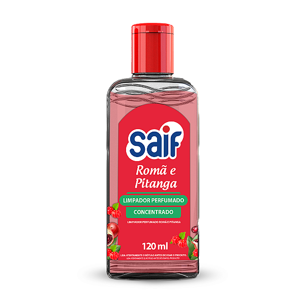 Limpador Perfumado Concentrado Romã E Pitanga Saif 120Ml, Higienizador Concentrado Perfumado Odorizador De Ambiente, Ver