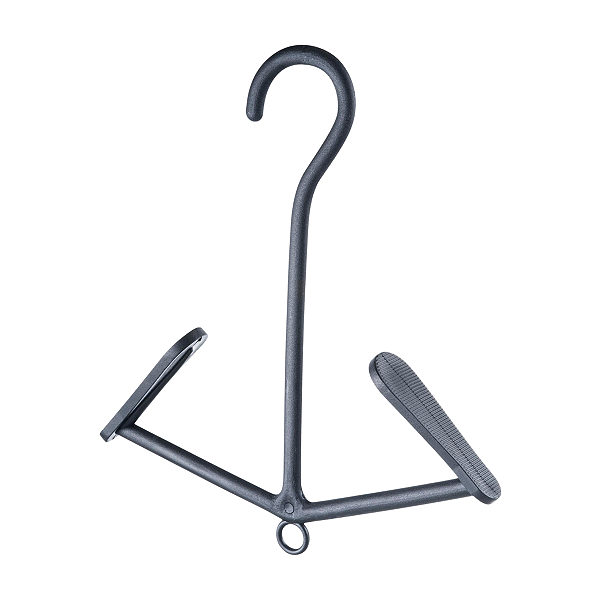 Cabide Para Tênis Preto Cinquetti, Suporte Para Calçados, Preto, Design Antiderrapante, Produzido Com Plástico Livre De