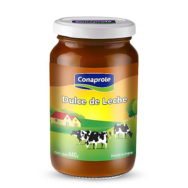 Doce De Leite Conaprole 440G, Conaprole, Doce De Leite Uruguaio Tradicional, Marrom, Tradição Do Uruguai Desde 1935, Pote Reciclável De Vidro