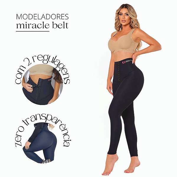 Legging Modeladora com Fechos