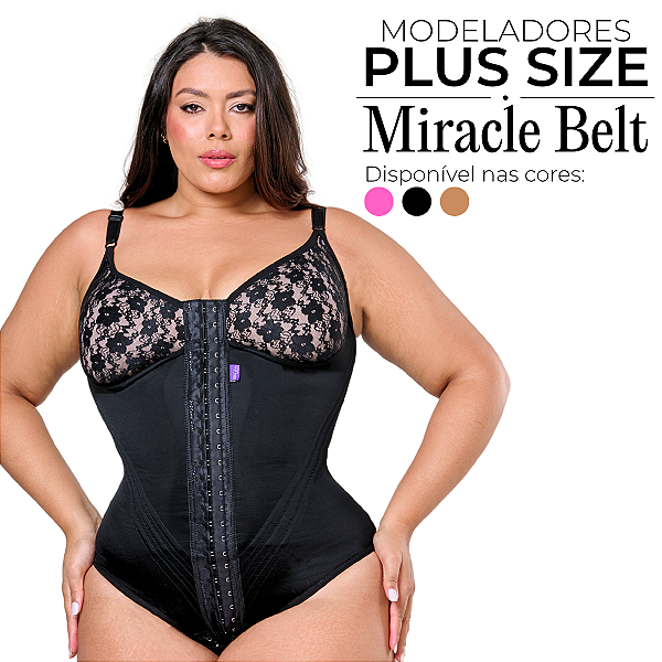 Cinta Modeladora Feminina Body Pré Moldado Plus Size