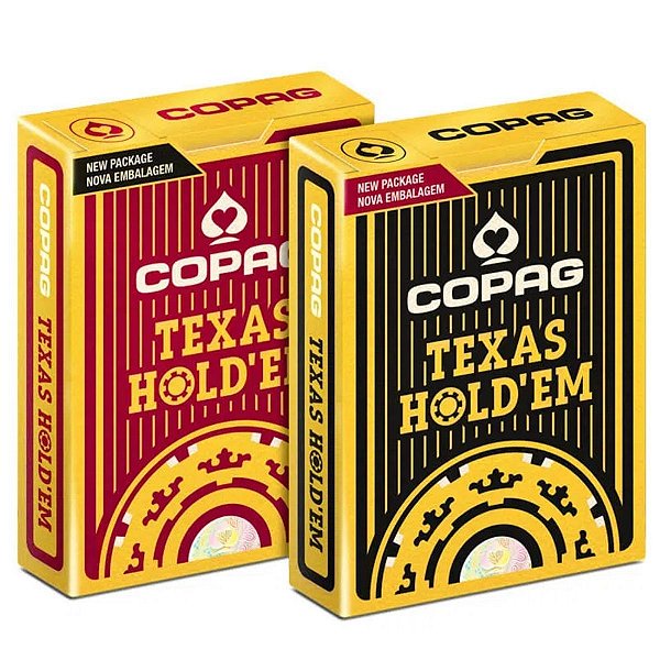 Baralho Copag Texas Hold'em Profissional 54 Cartas Plástico