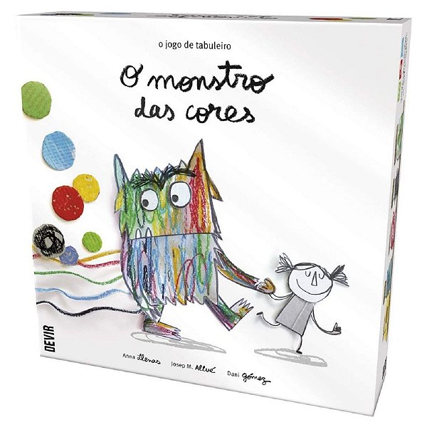 Jogo de Tabuleiro Pedagógico O Monstro das Cores Devir